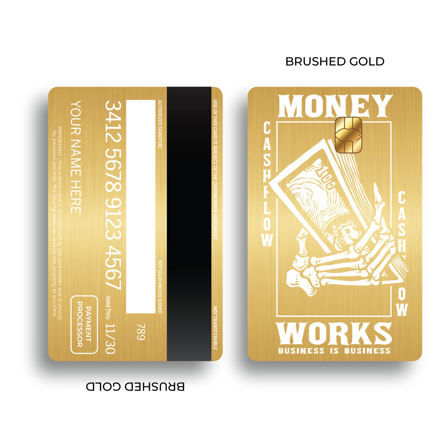 Metal Card Money Works