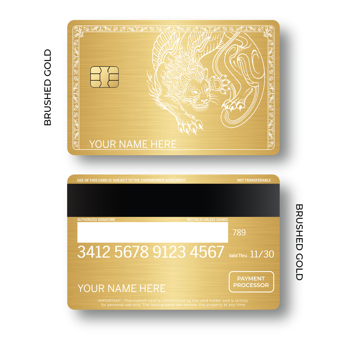 Metal Card The Alpha