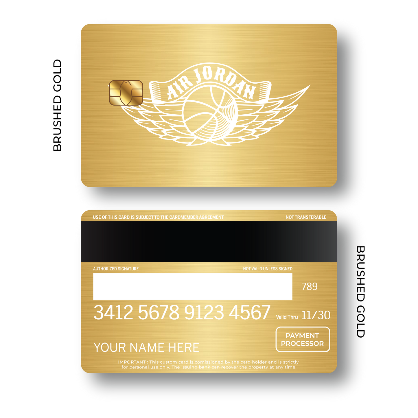 Metal Card Air Jordan