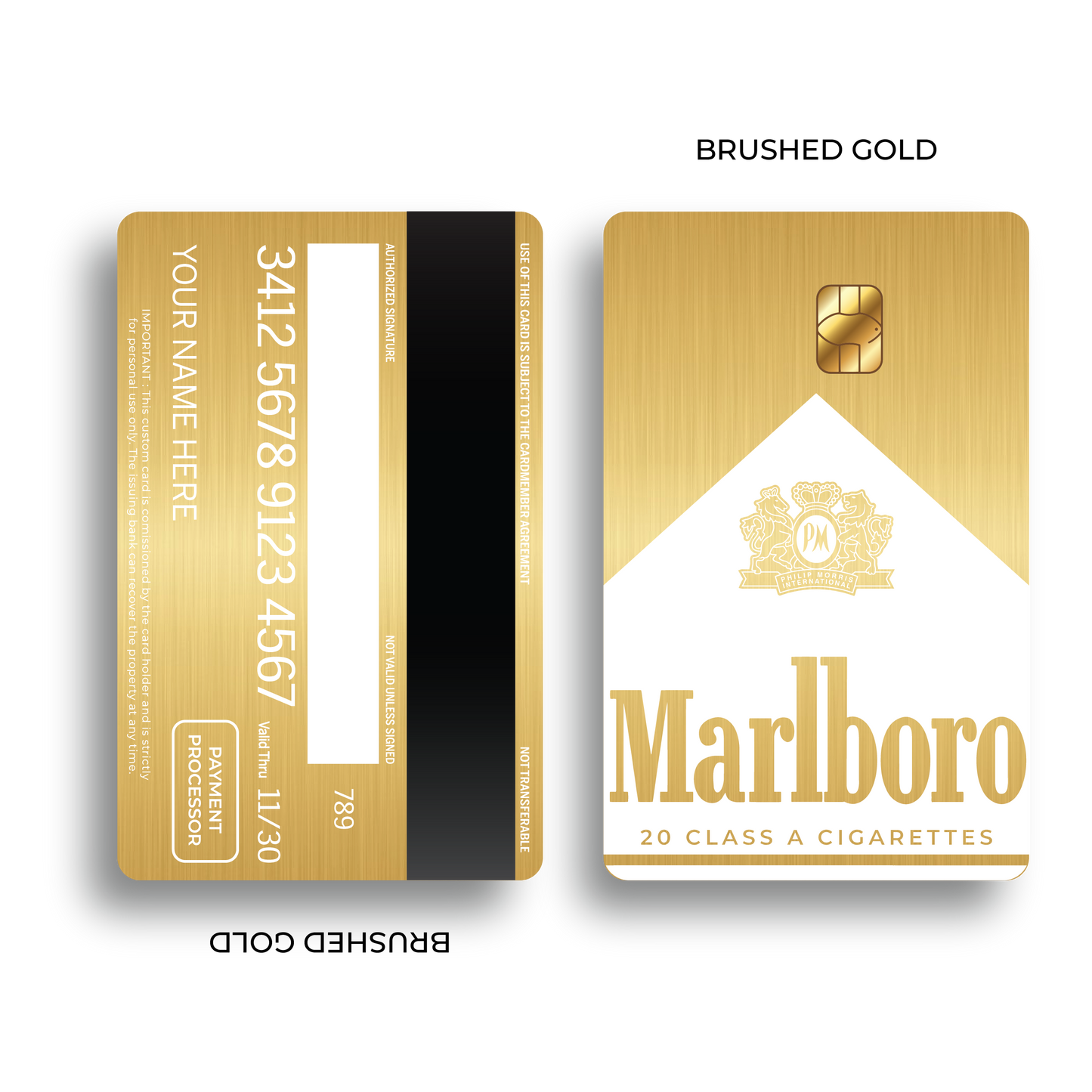 Metal Card Marlboro