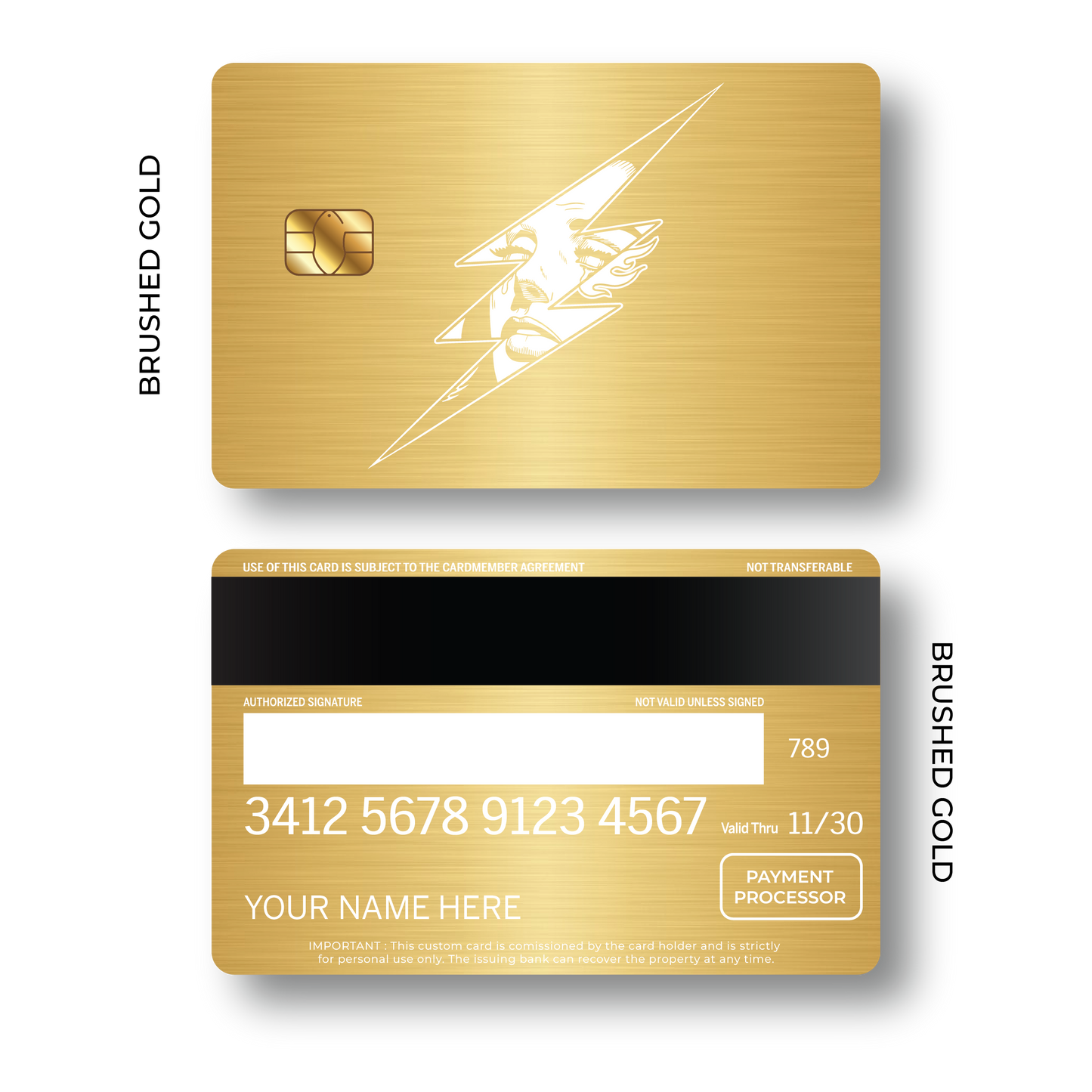 Metal Card Bolt