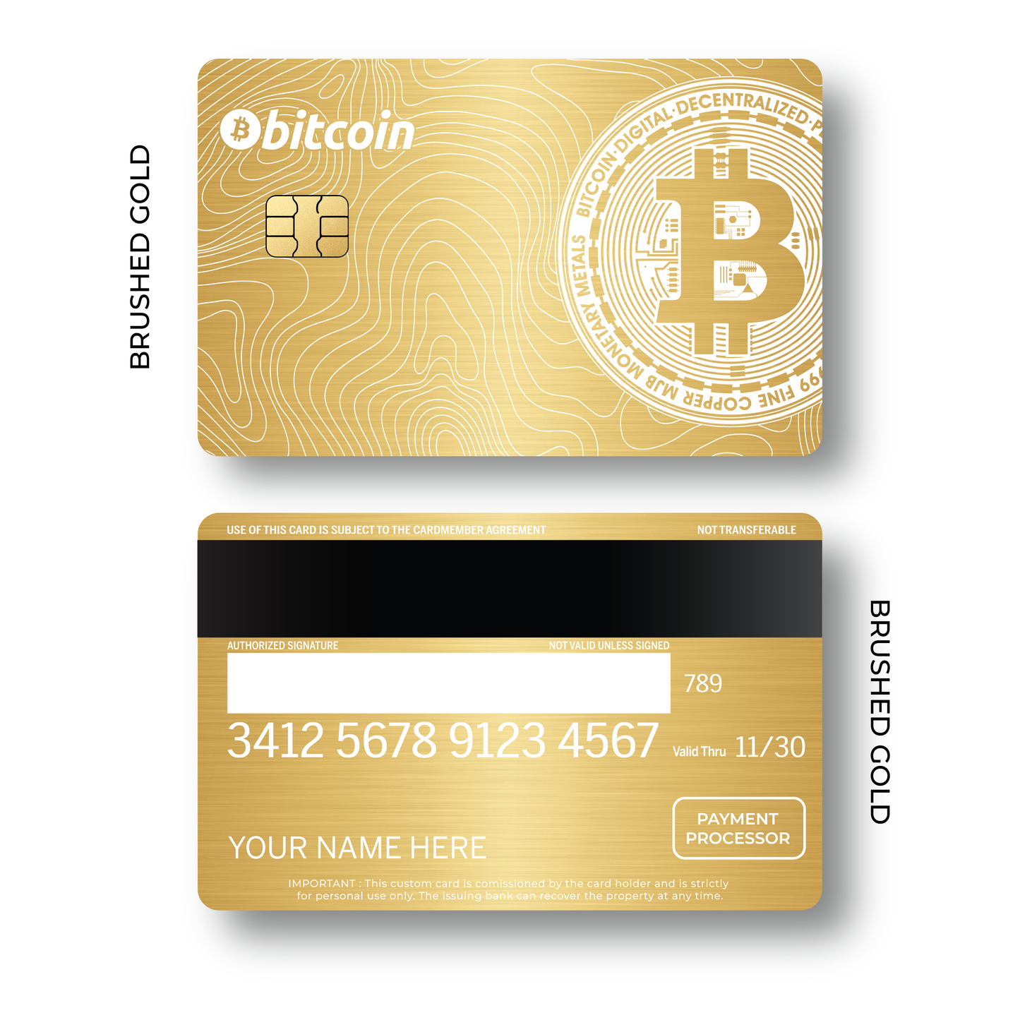 Metal Card Bitcoin V1