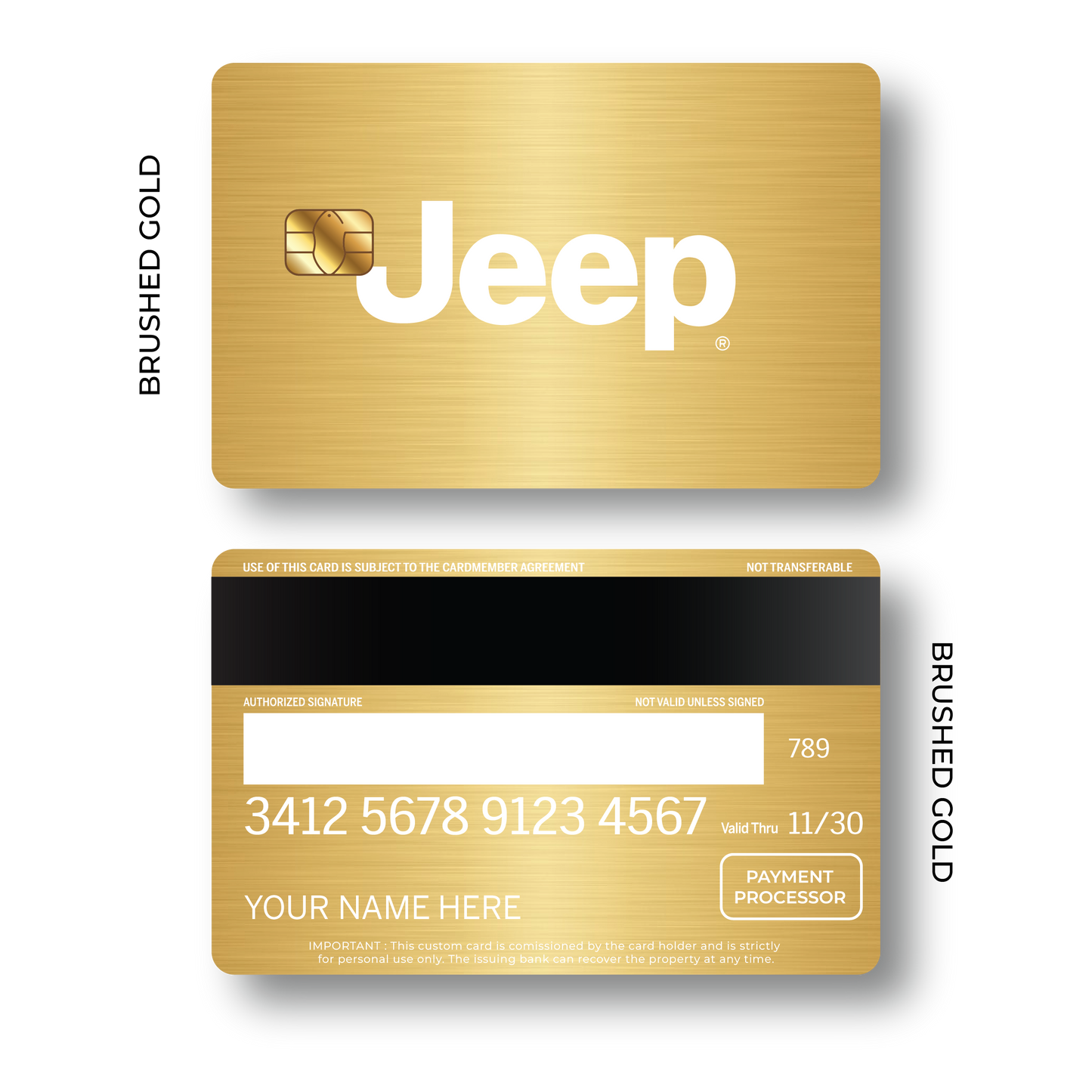 Metal Card Jeép