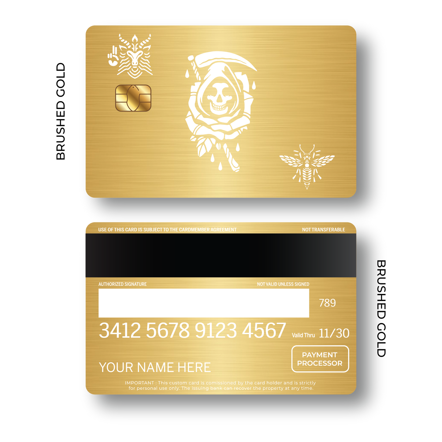 Metal Card Death