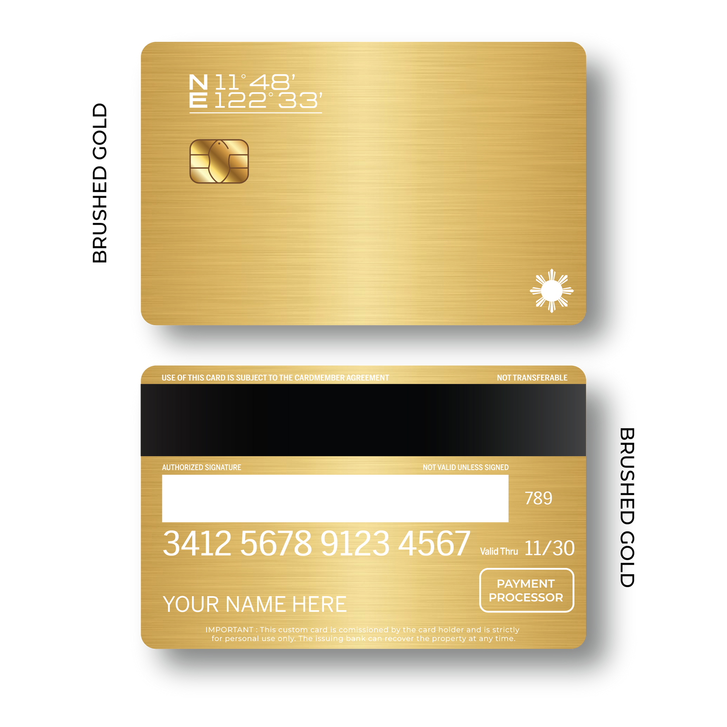Metal Card Pilipinas Pride