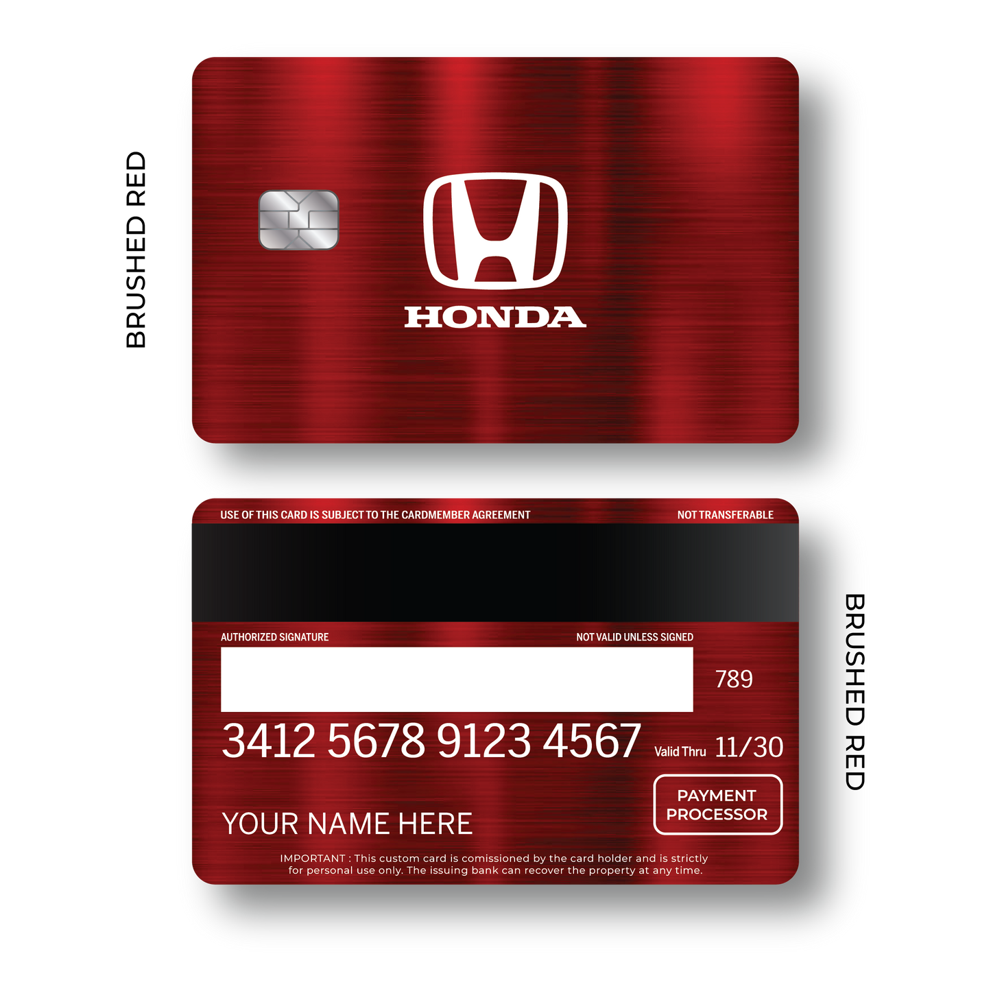 Metal Card Hondá