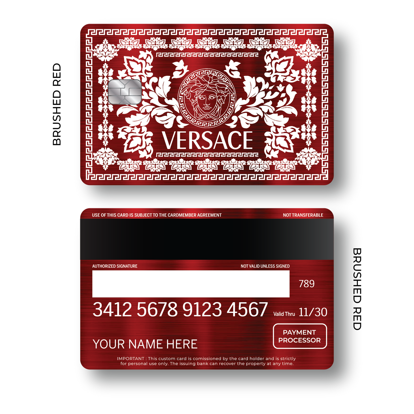 Metal Card Medusa