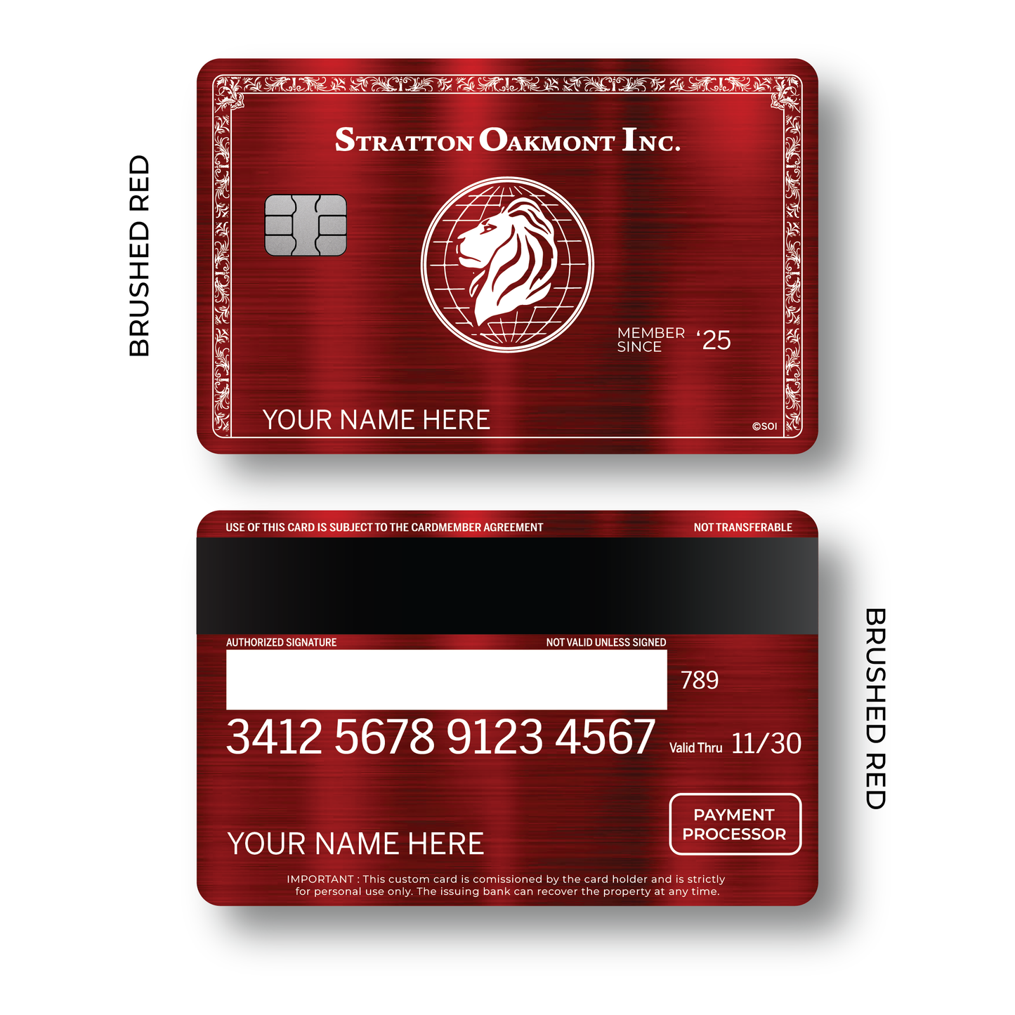 Metal Card Straton Oakmont