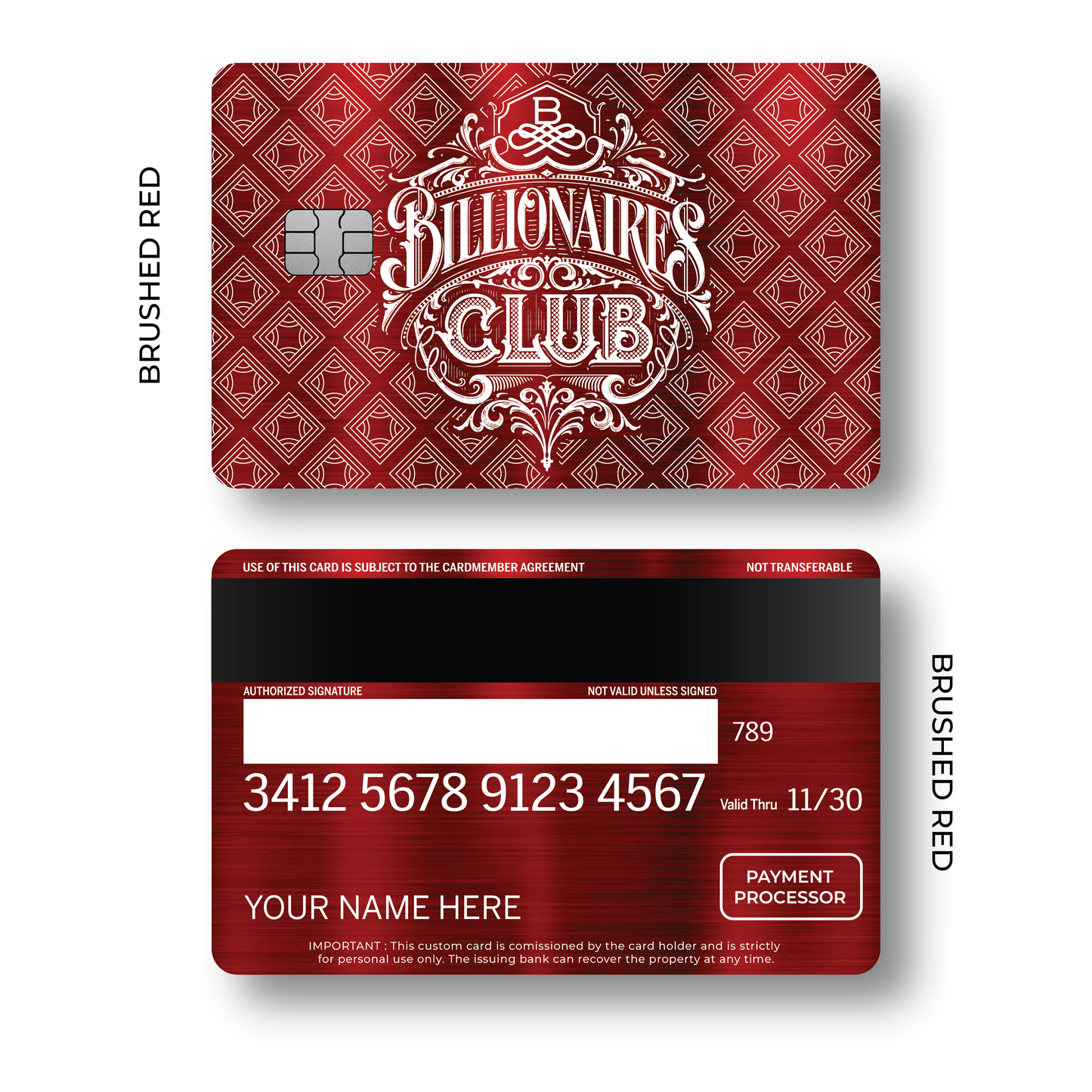 Metal Card Billionaires Club