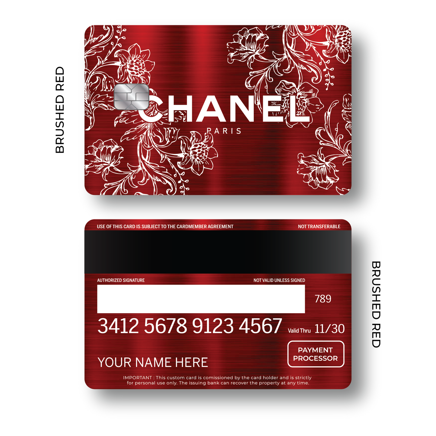 Metal Card Chanél