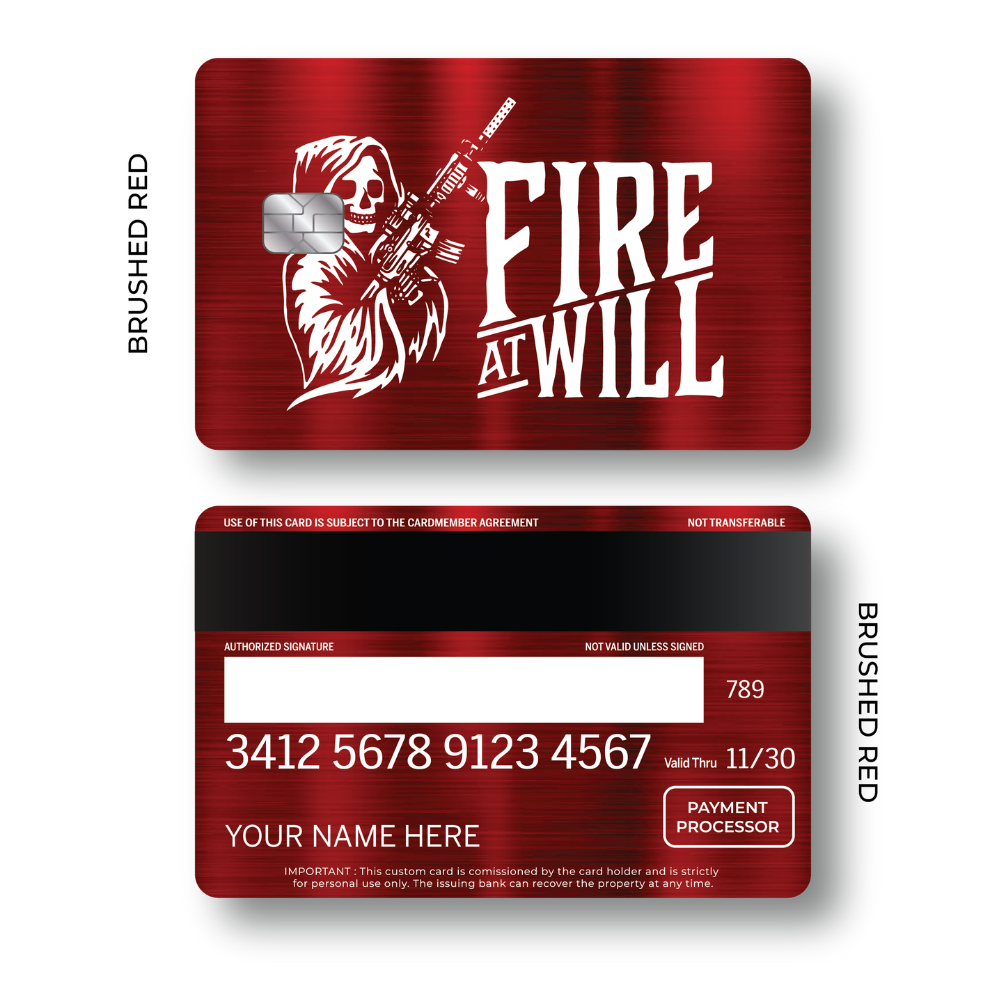 Metal Card Fire at Will