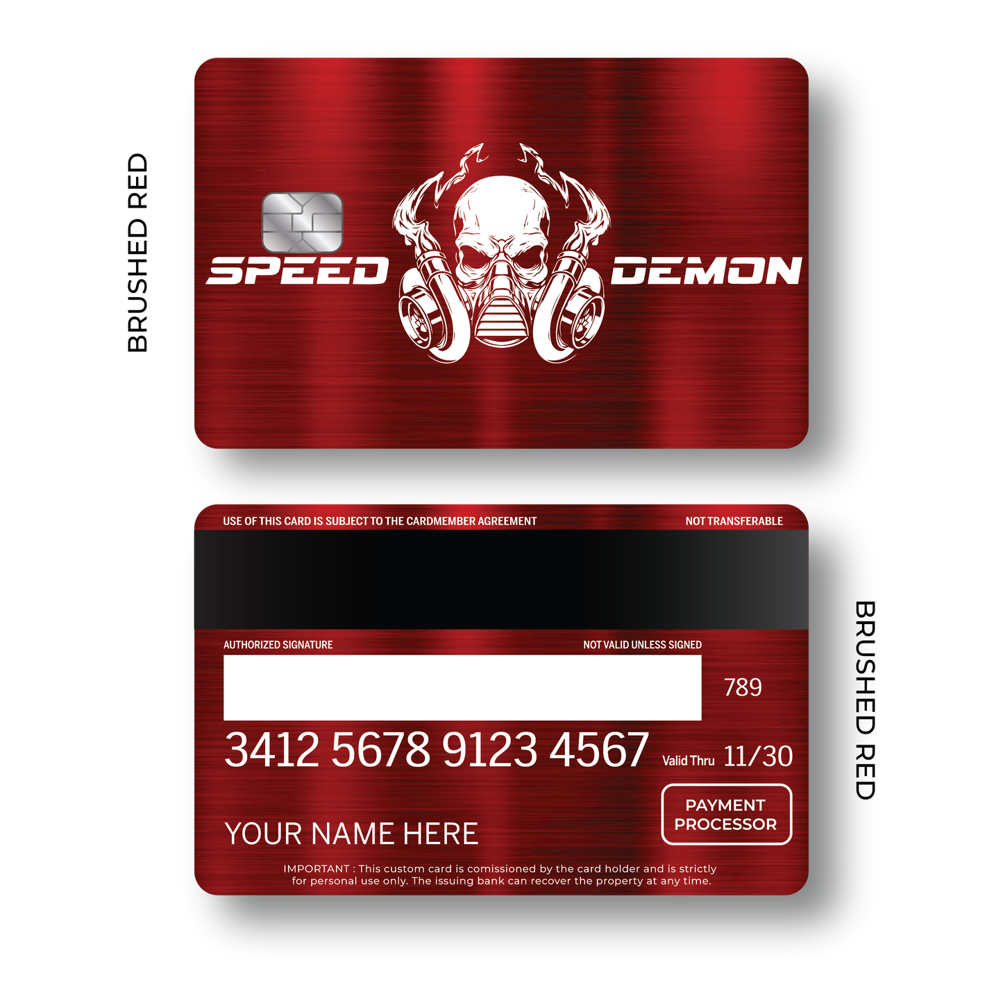 Metal Card Speed Demon