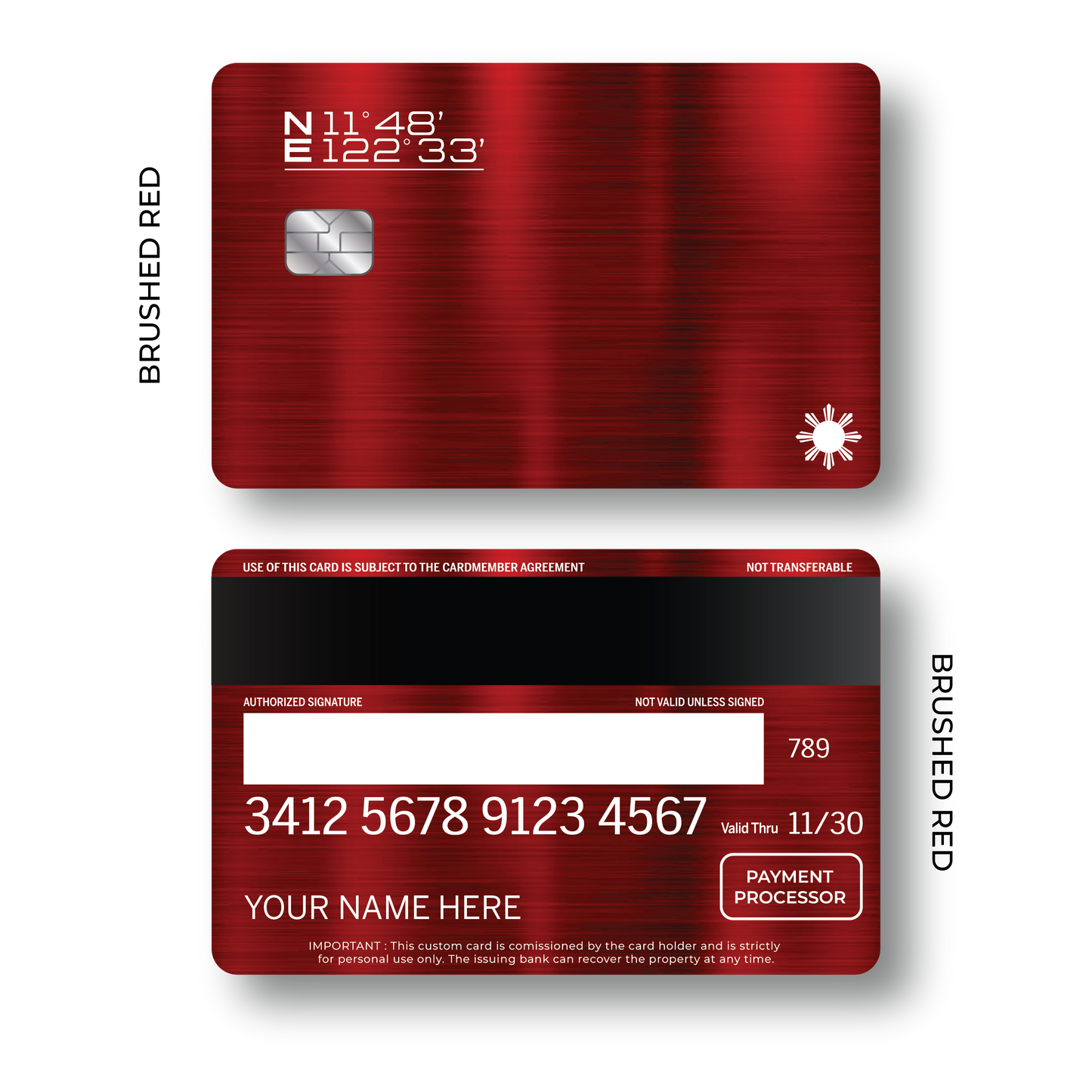 Metal Card Pilipinas Pride