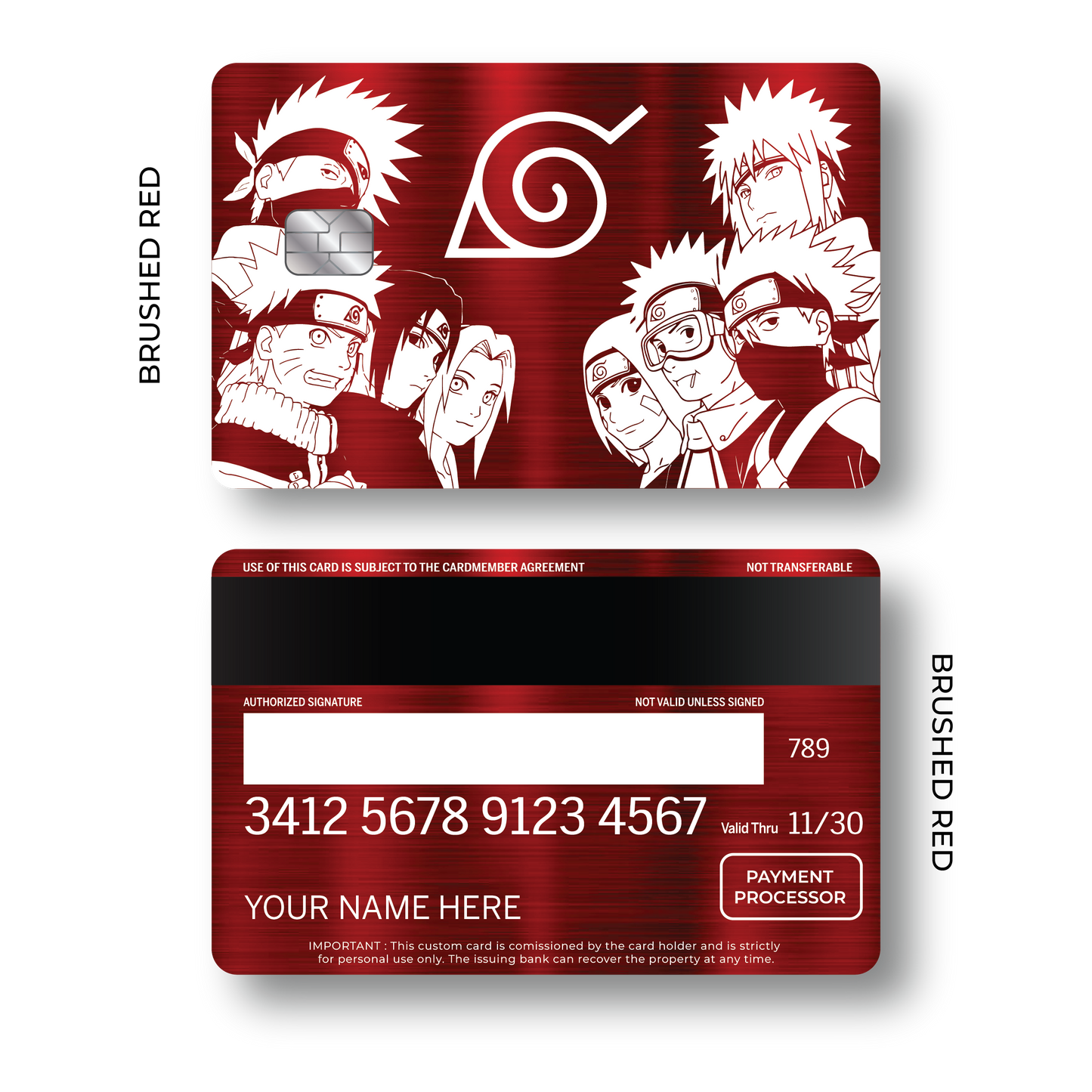 Metal Card Naruto Group