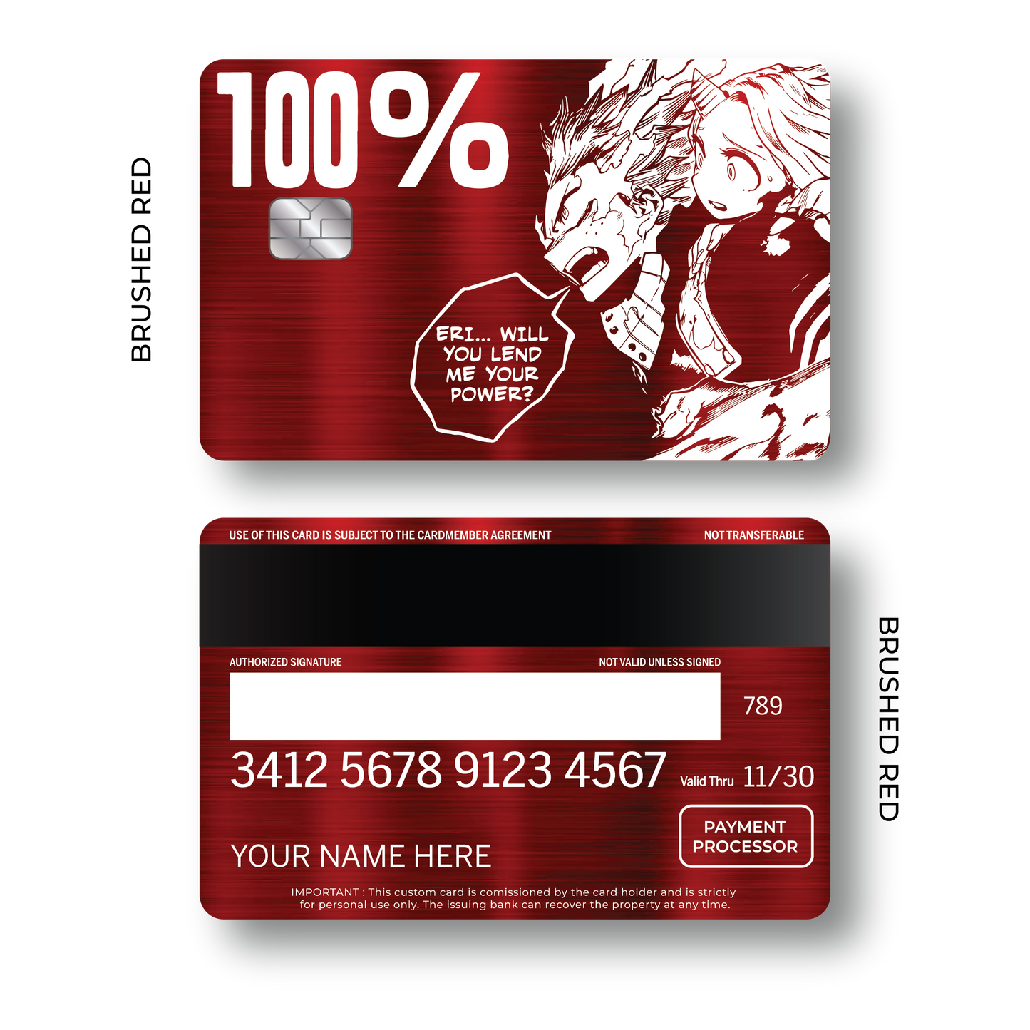 Metal Card Midoriya and Eri