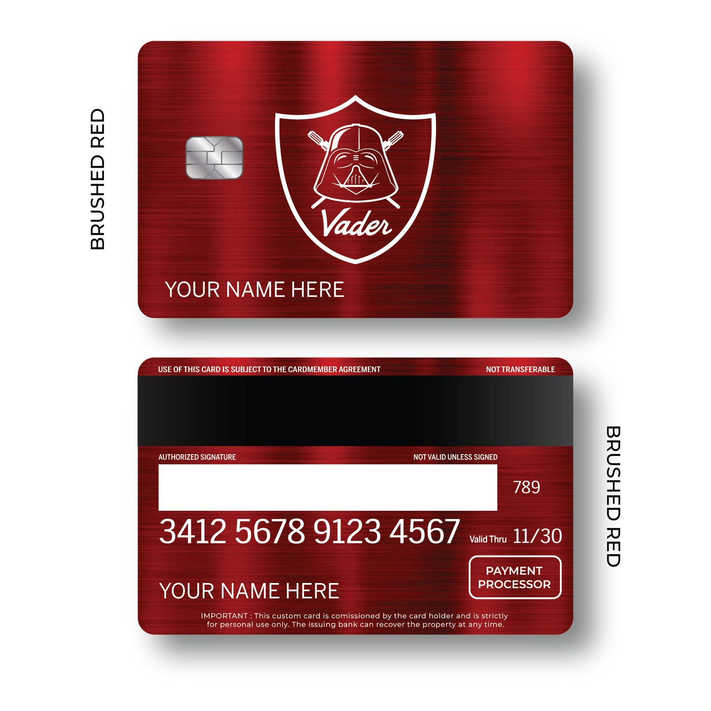 Metal Card Vader