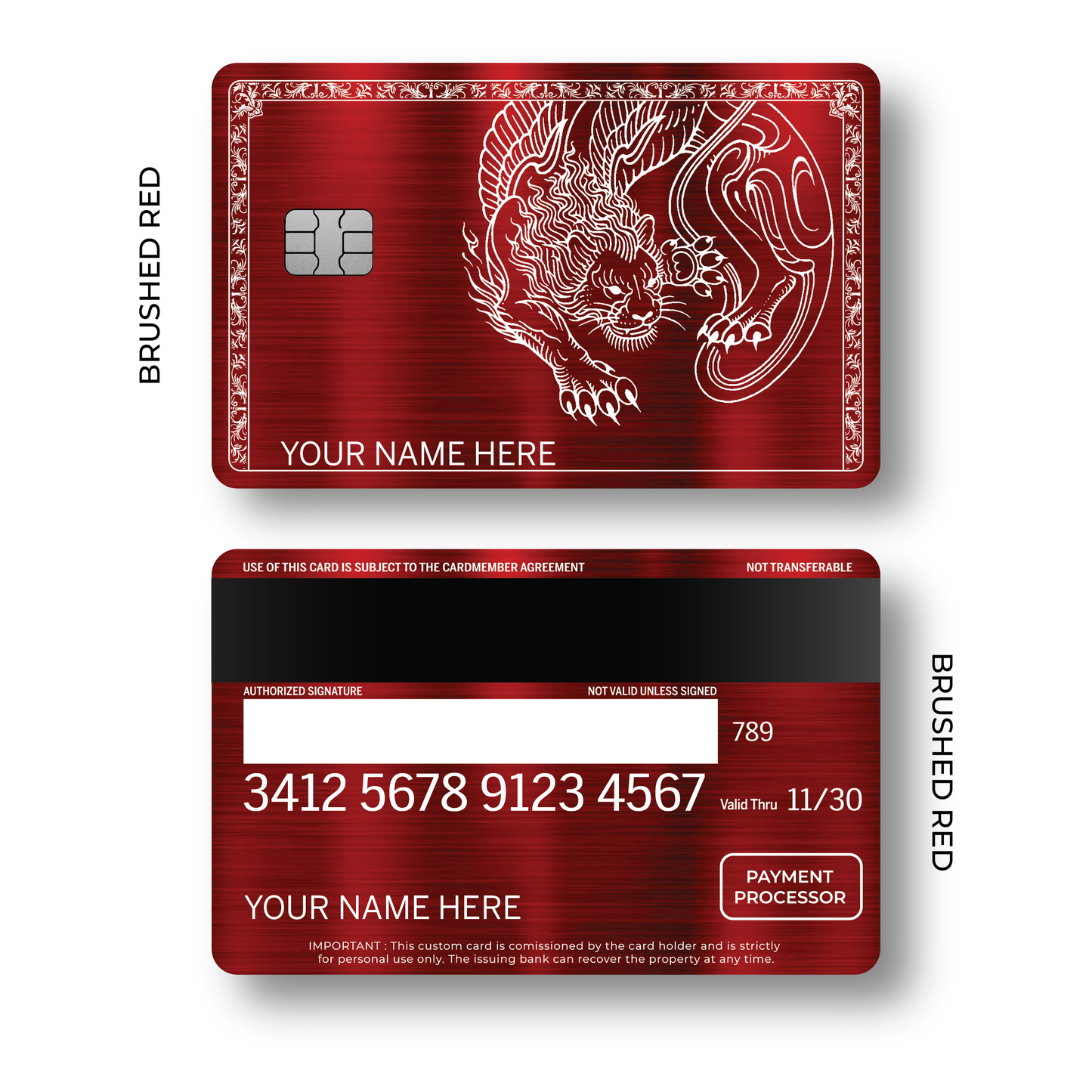 Metal Card The Alpha