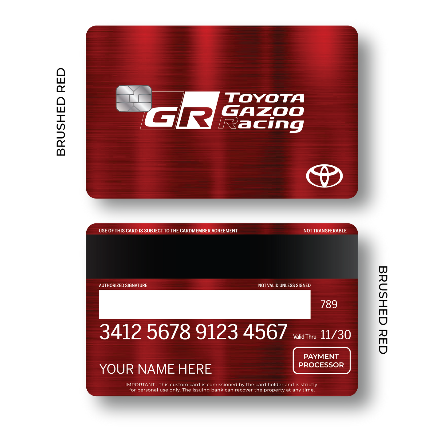 Metal Card Tóyota