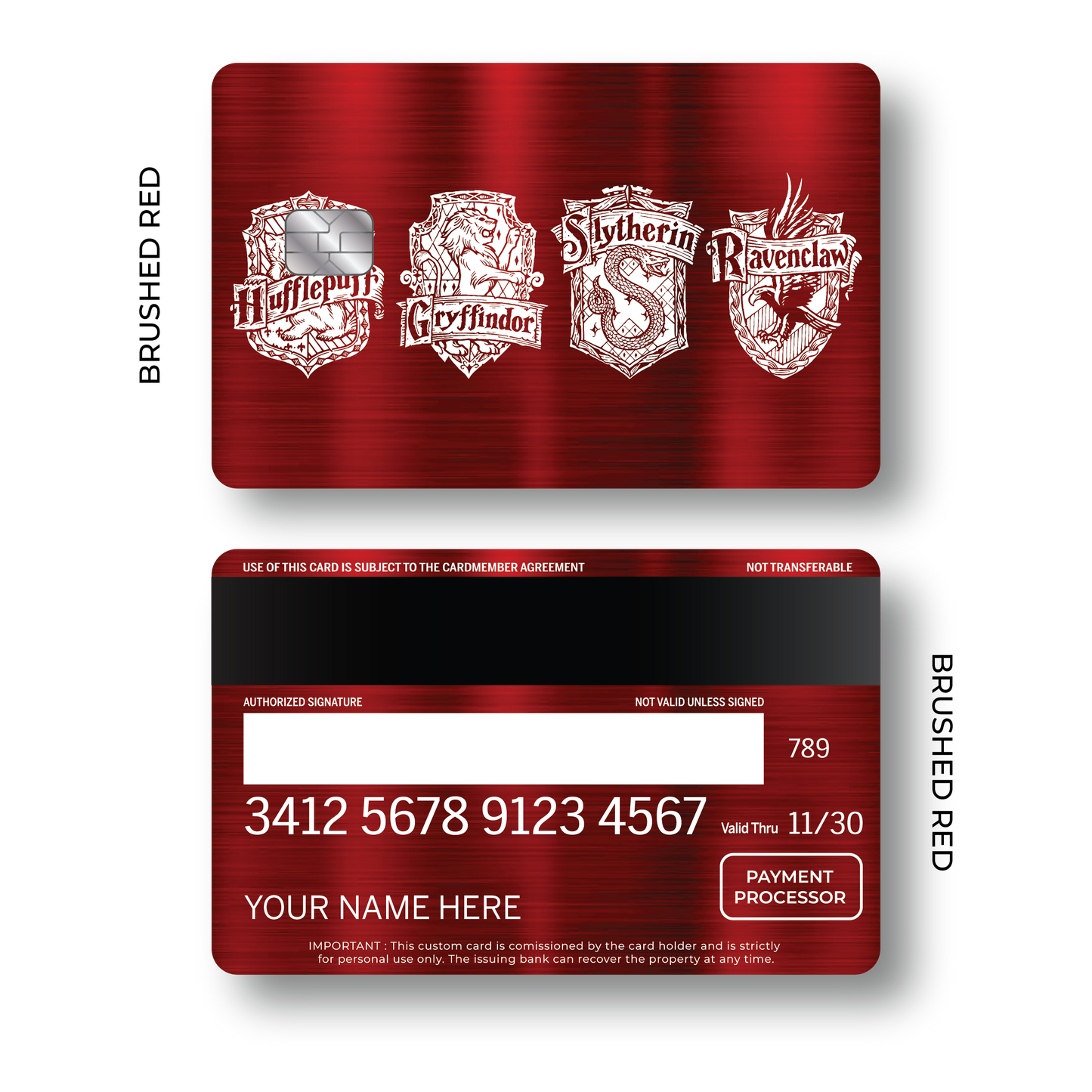 Metal Card HP Houses