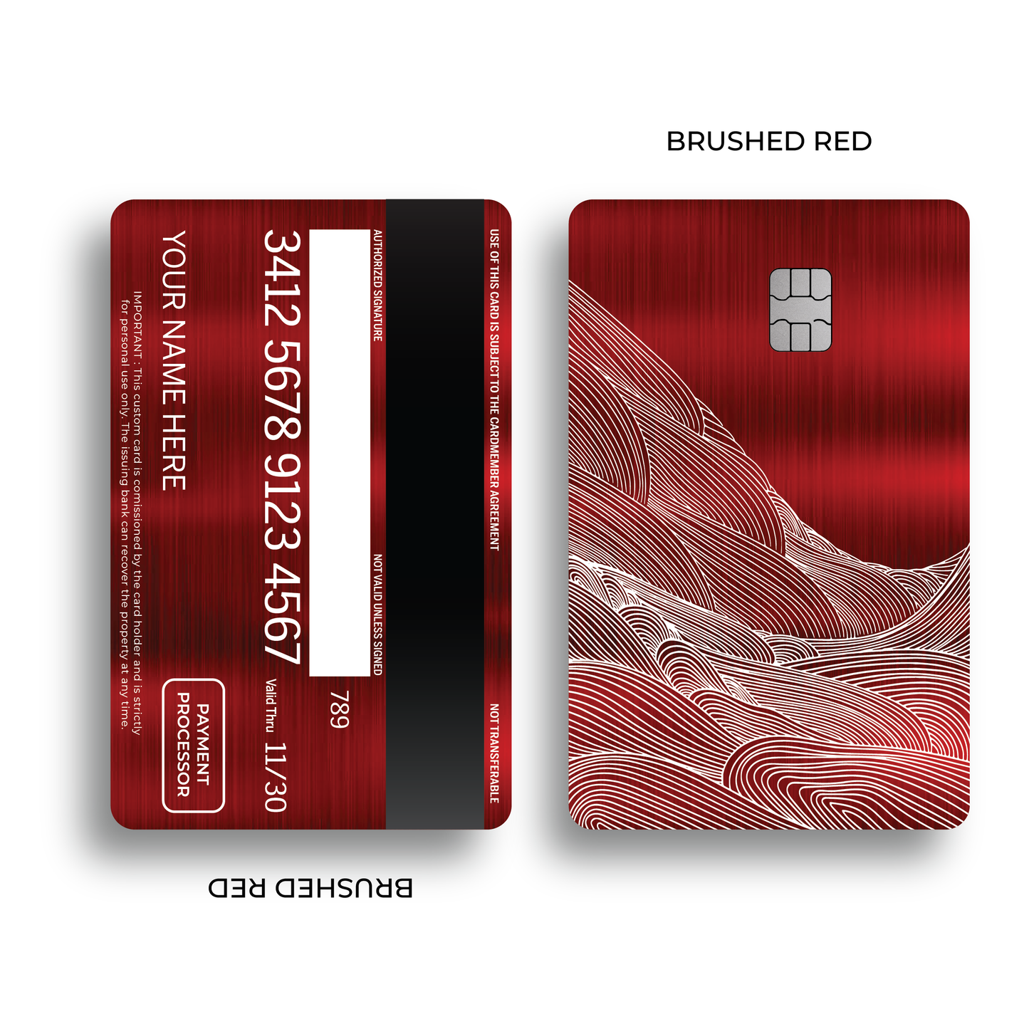 Metal Card Waves