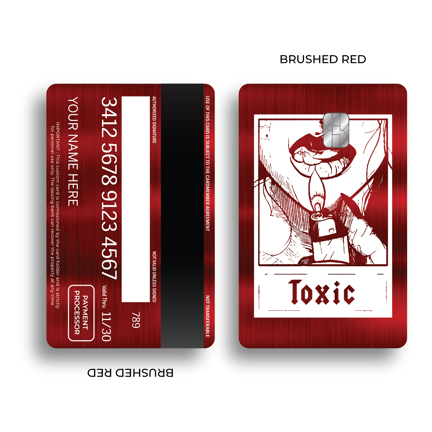 Metal Card Toxic Love