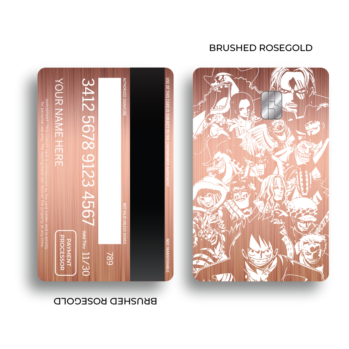 Metal Card One Piece Group