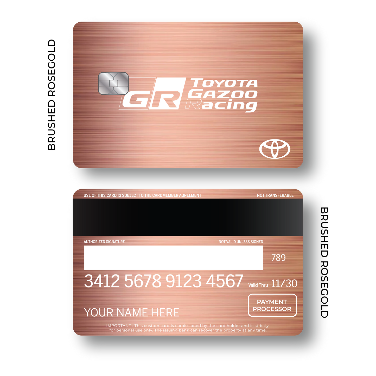 Metal Card Tóyota