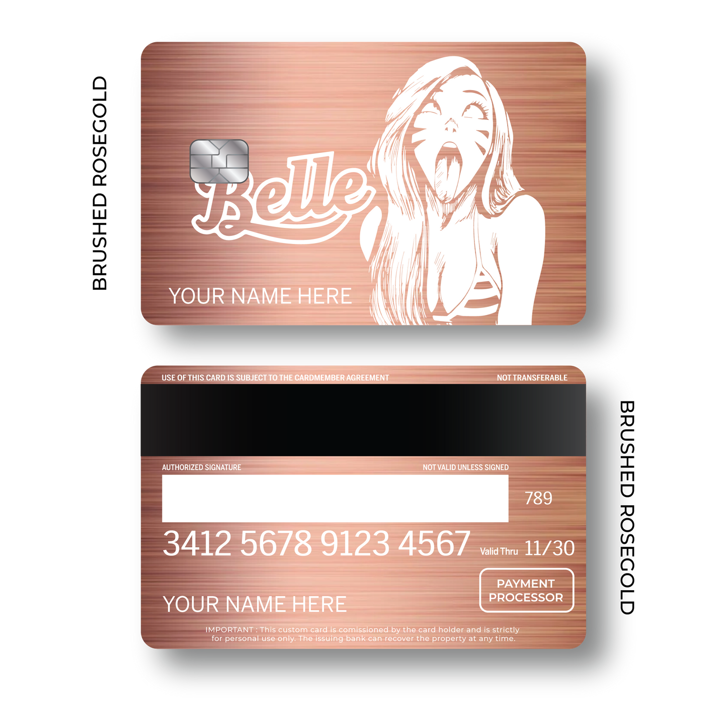 Metal Card Belle D