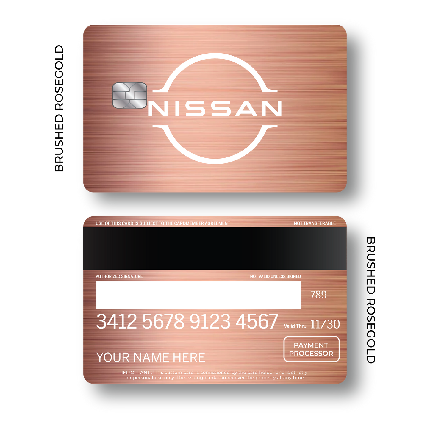 Metal Card Nissan