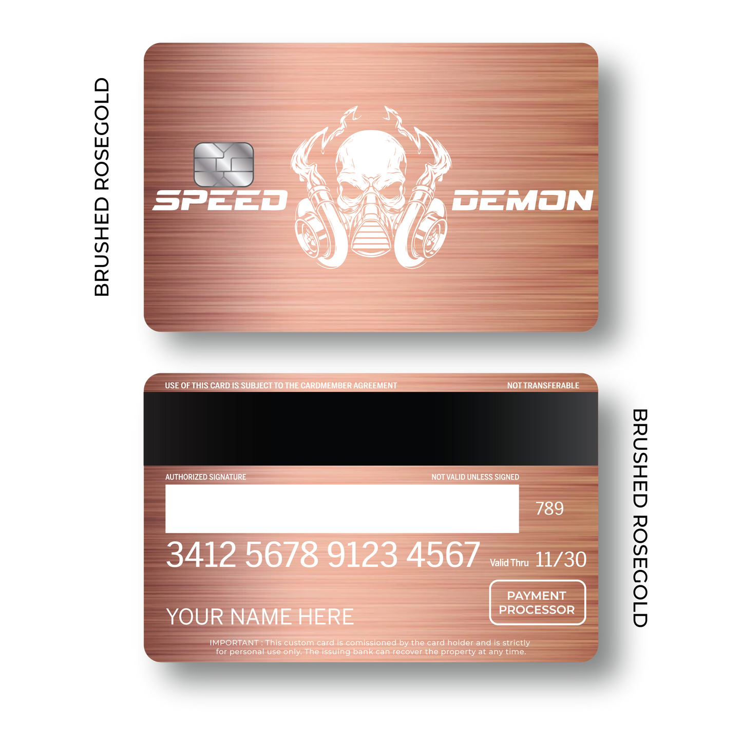 Metal Card Speed Demon