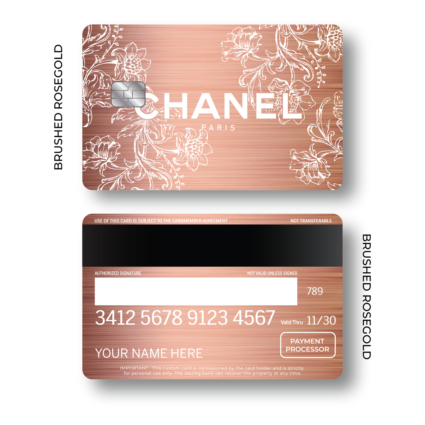 Metal Card Chanél