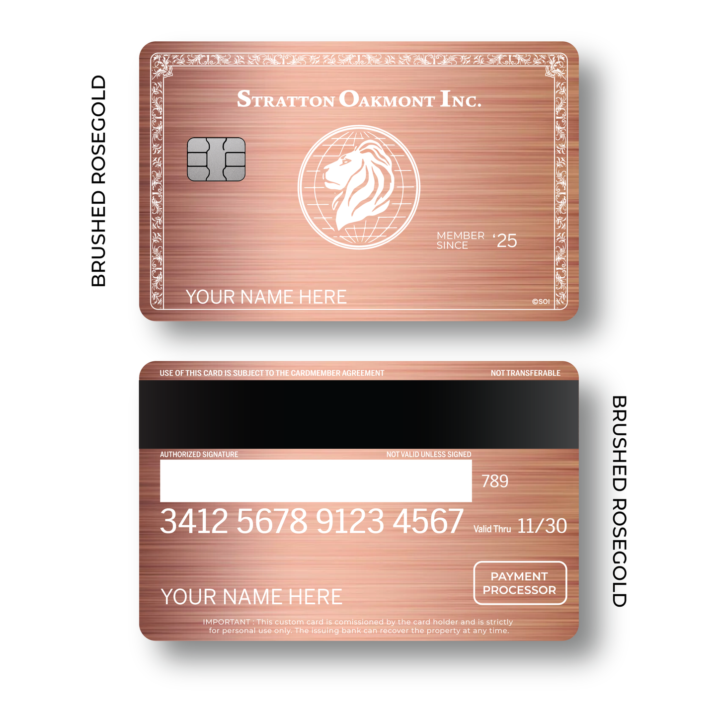 Metal Card Straton Oakmont