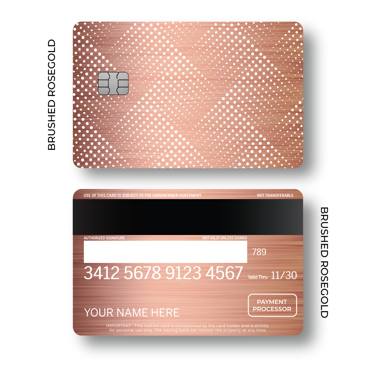 Metal Card Dot Matrix