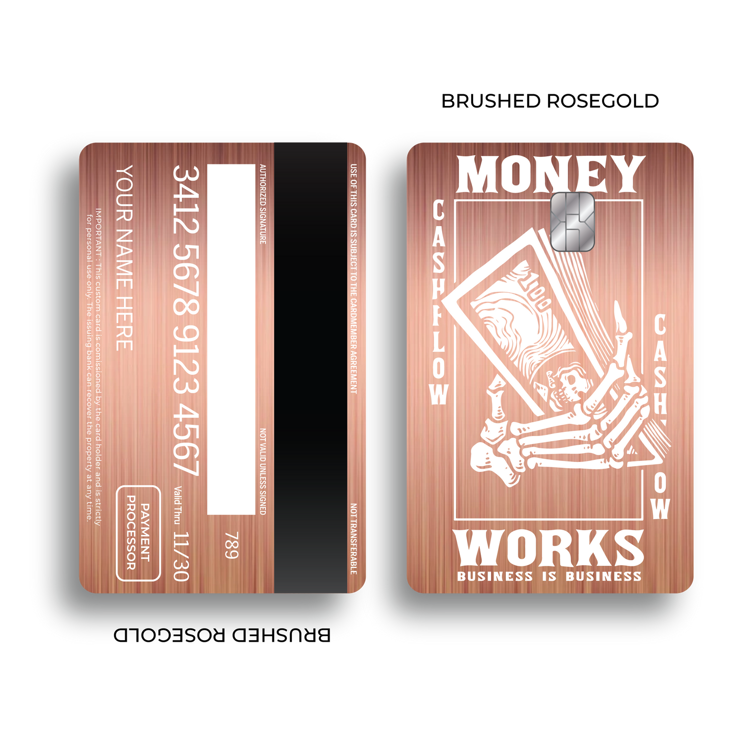 Metal Card Money Works