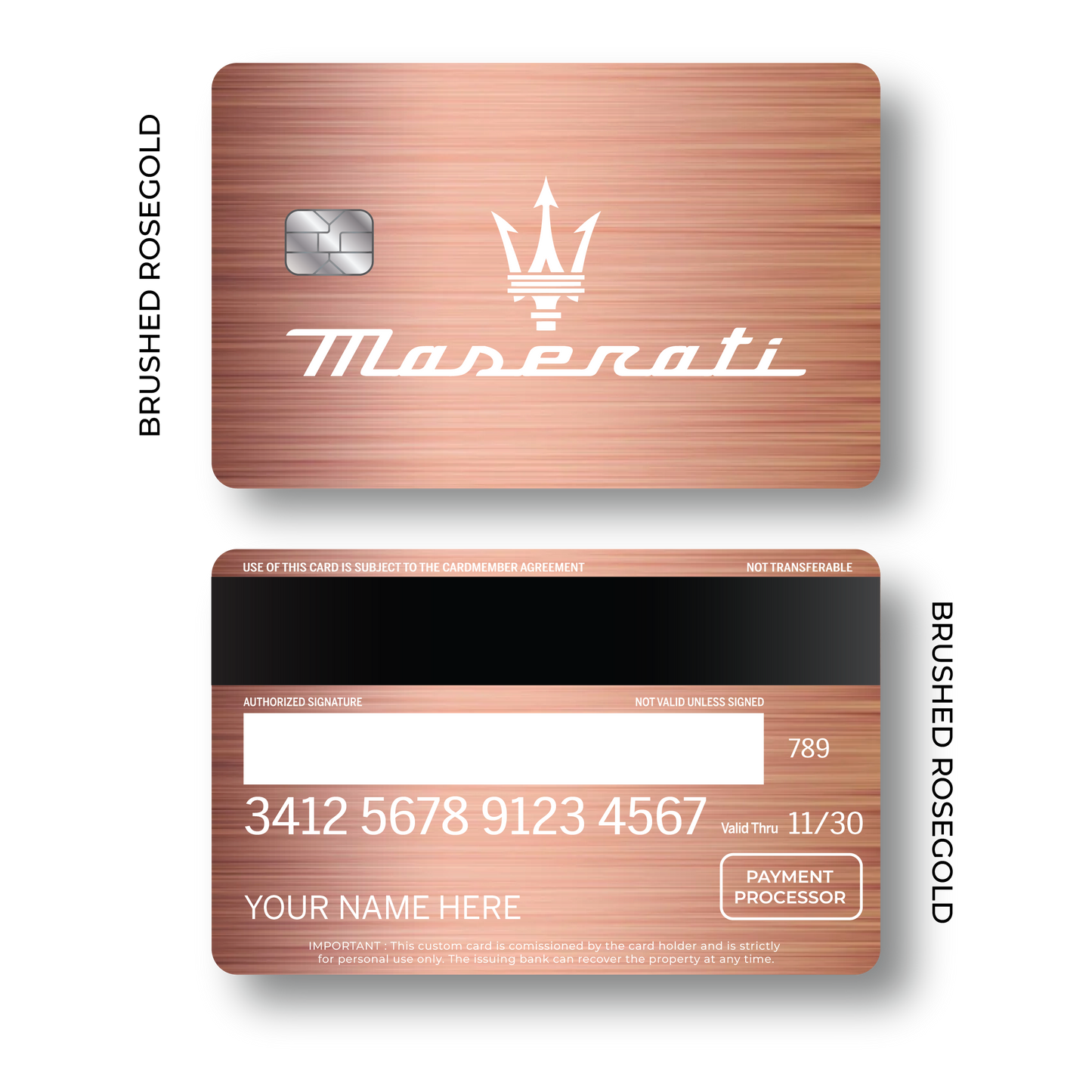 Metal Card Maseratí