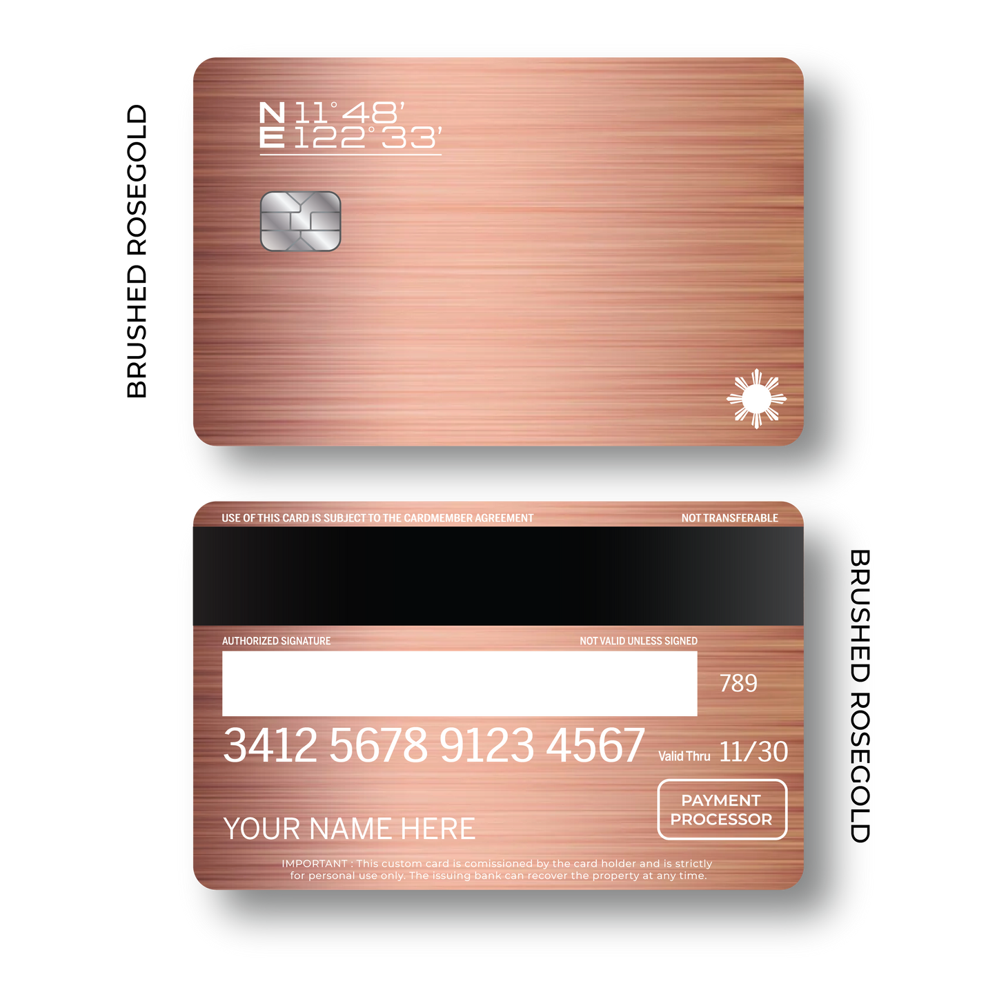 Metal Card Pilipinas Pride