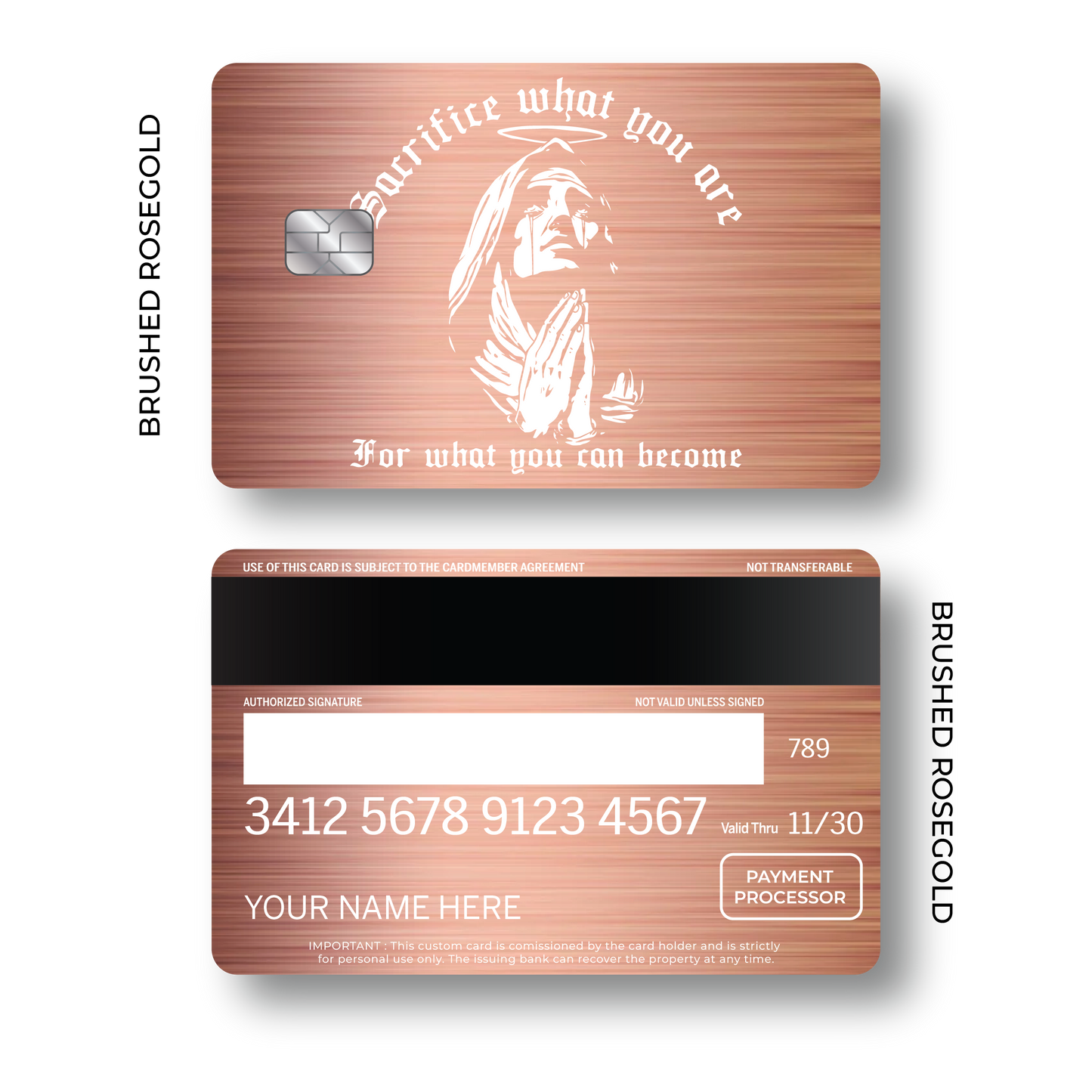 Metal Card Sacrifice