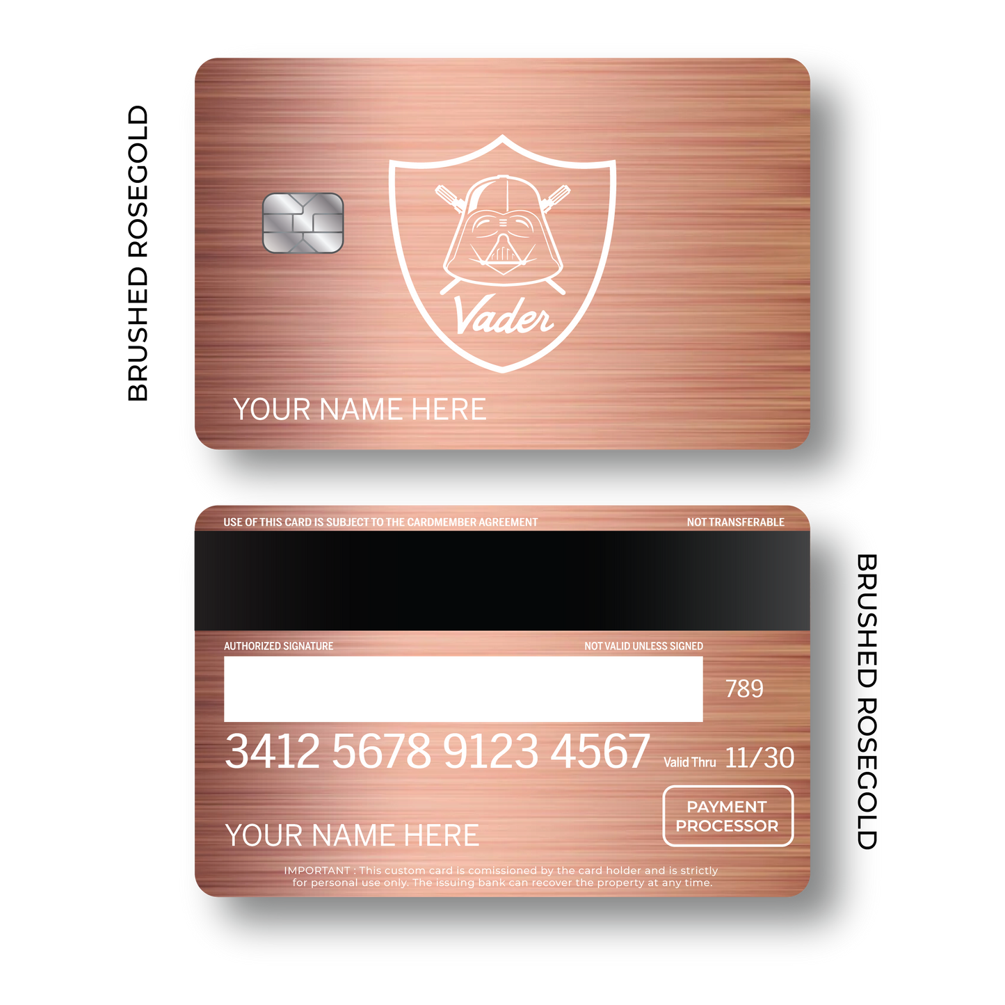 Metal Card Vader