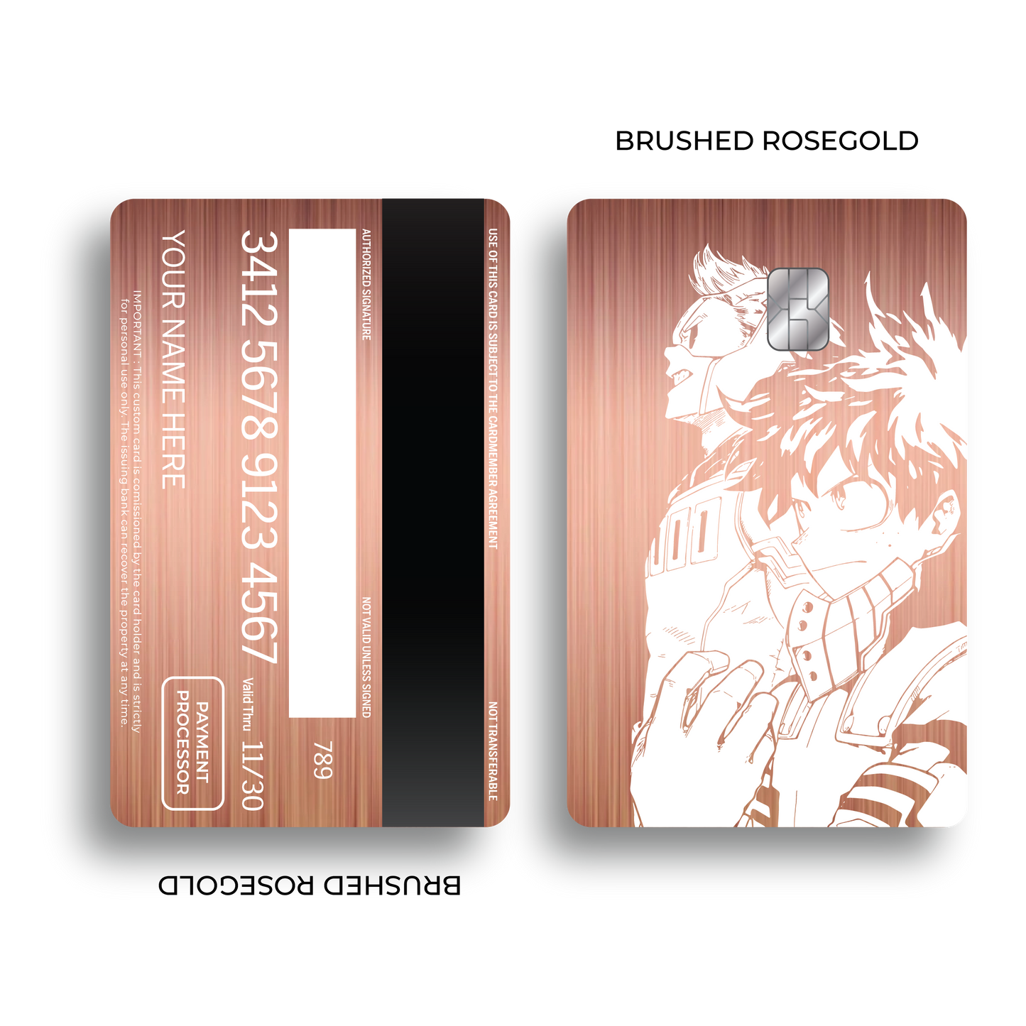 Metal Card Midoriya and Togata