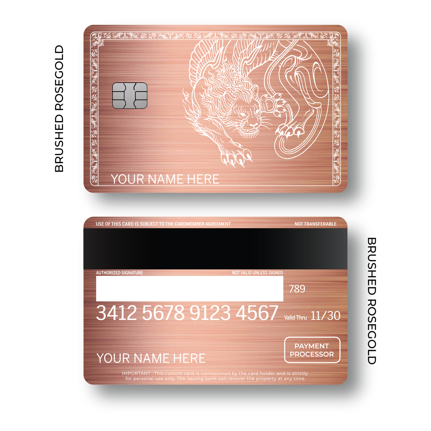 Metal Card The Alpha