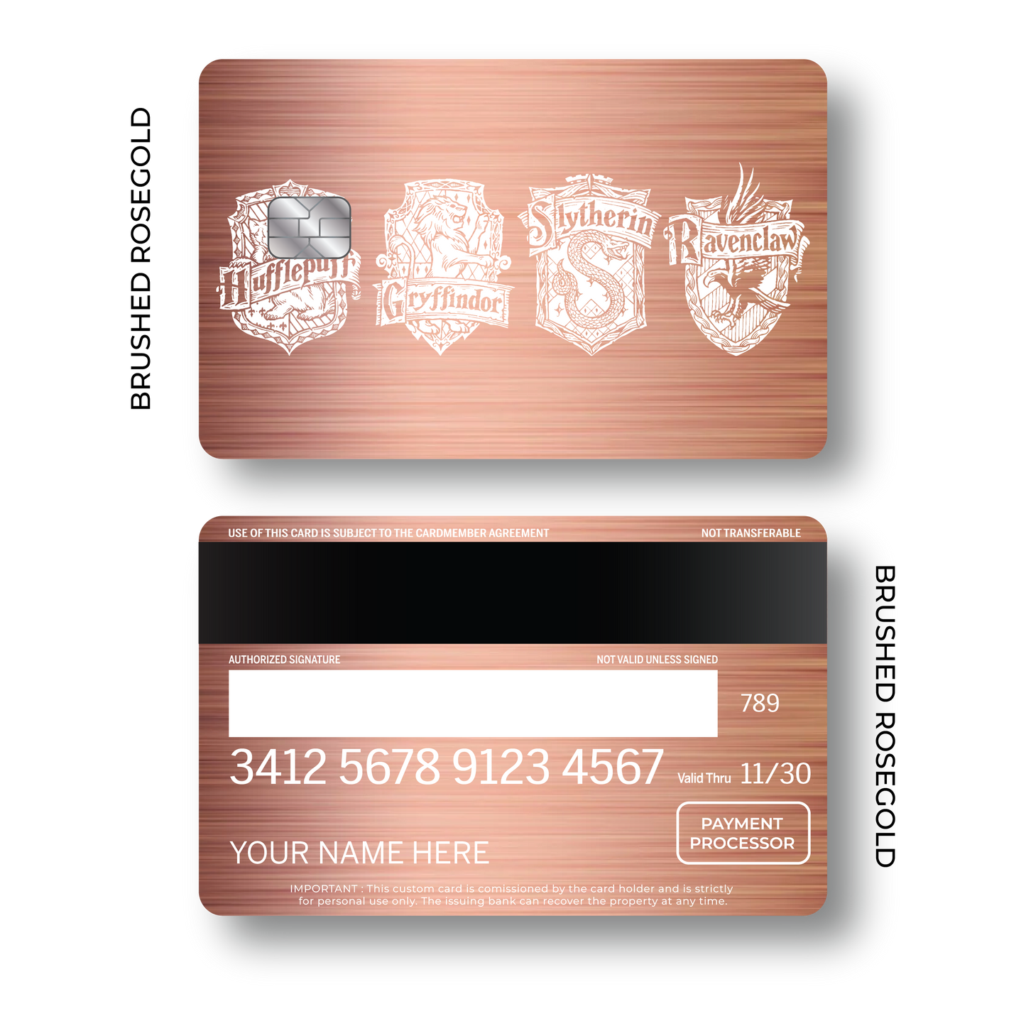 Metal Card HP Houses