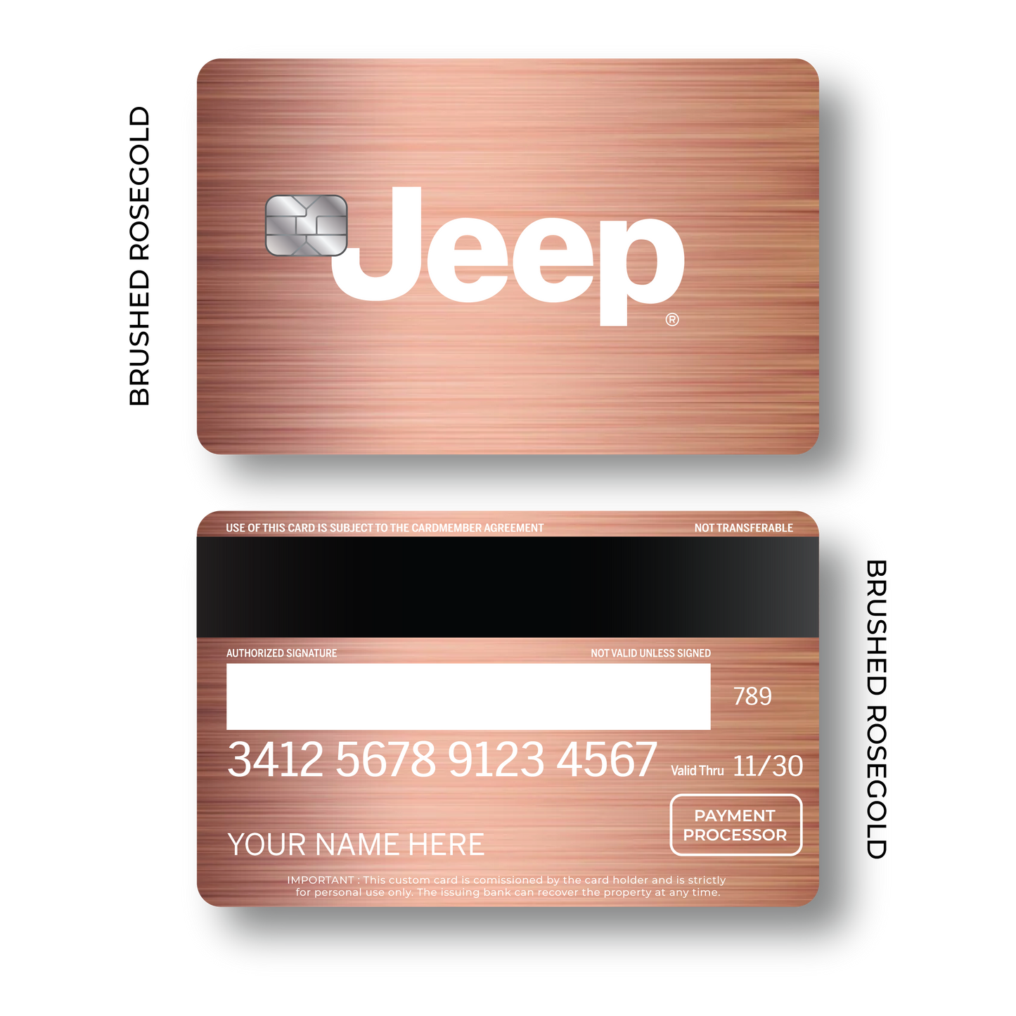 Metal Card Jeép