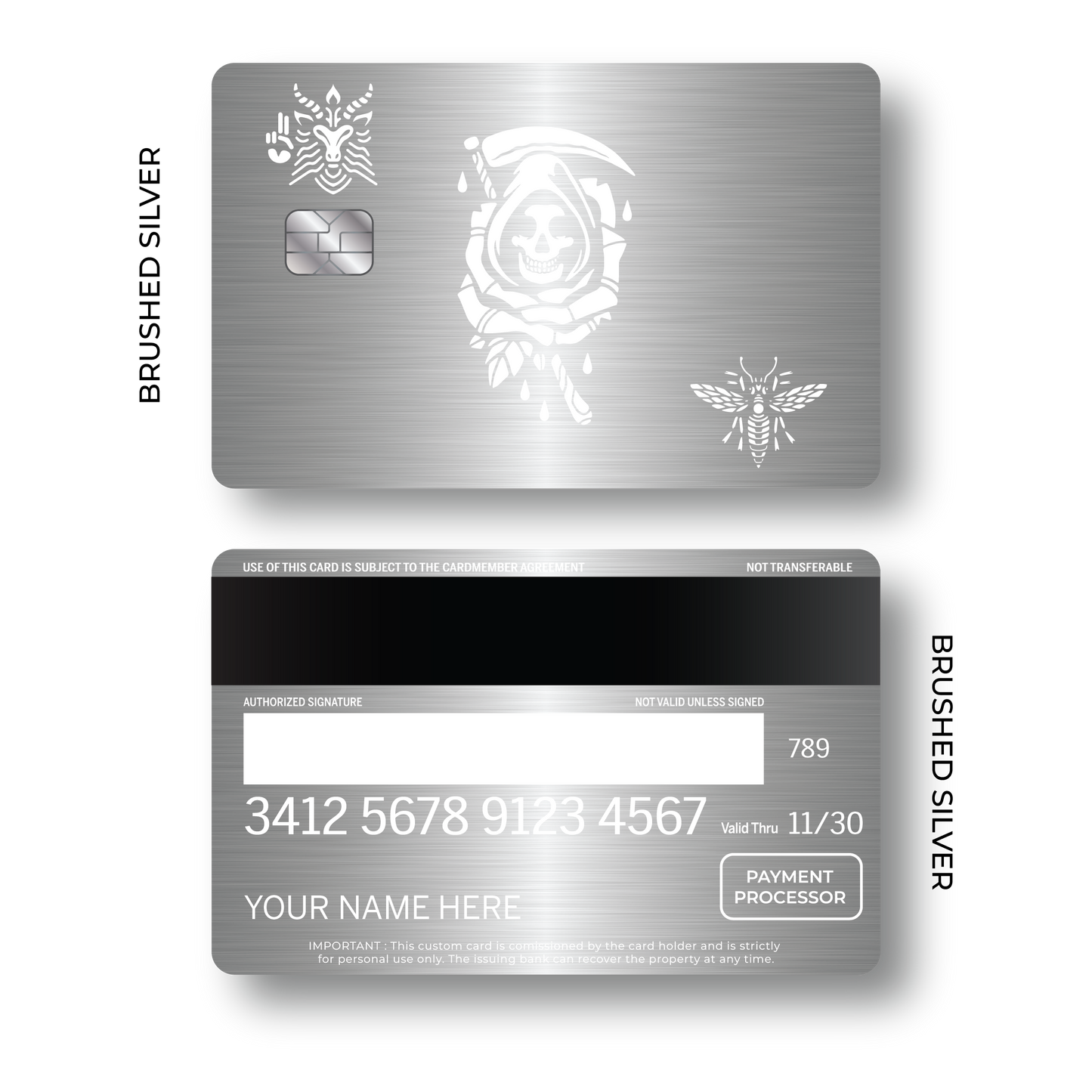 Metal Card Death