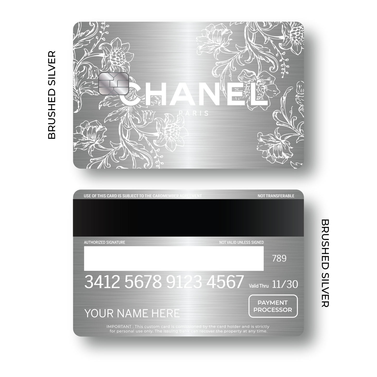 Metal Card Chanél
