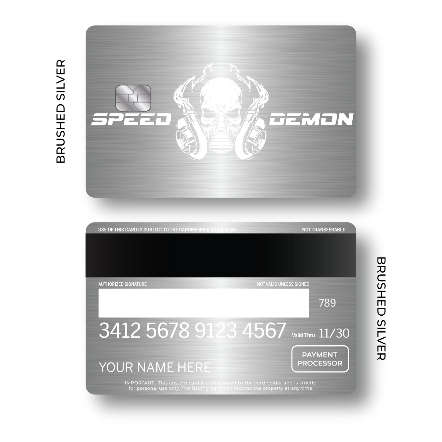 Metal Card Speed Demon