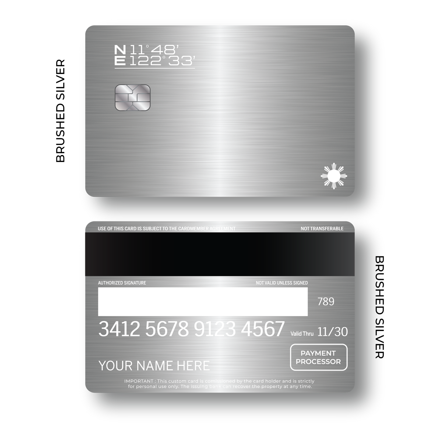 Metal Card Pilipinas Pride