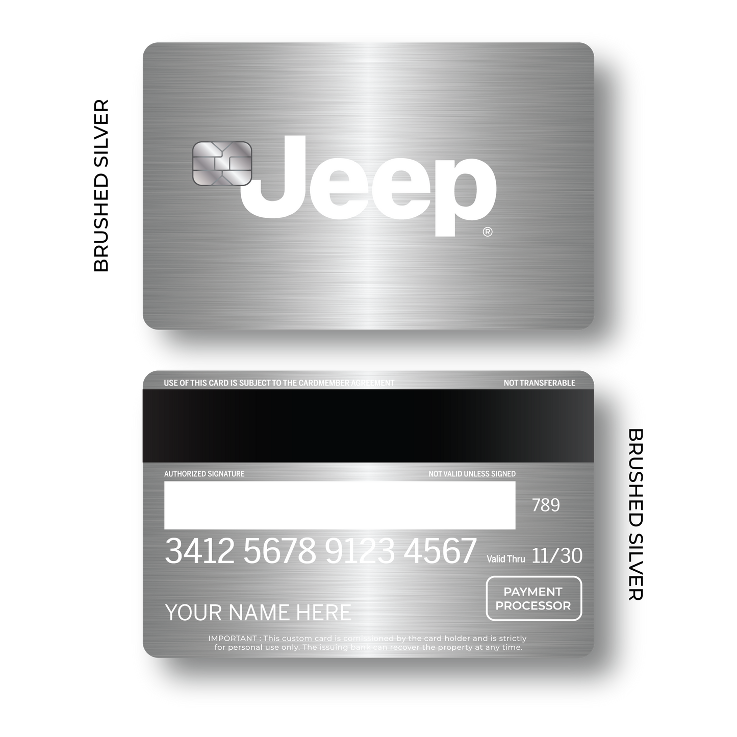 Metal Card Jeép