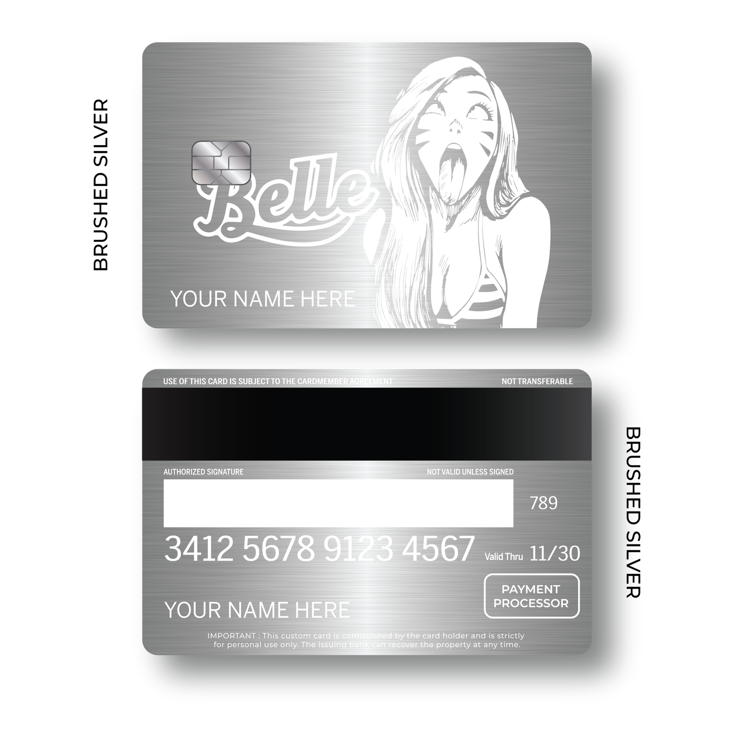 Metal Card Belle D