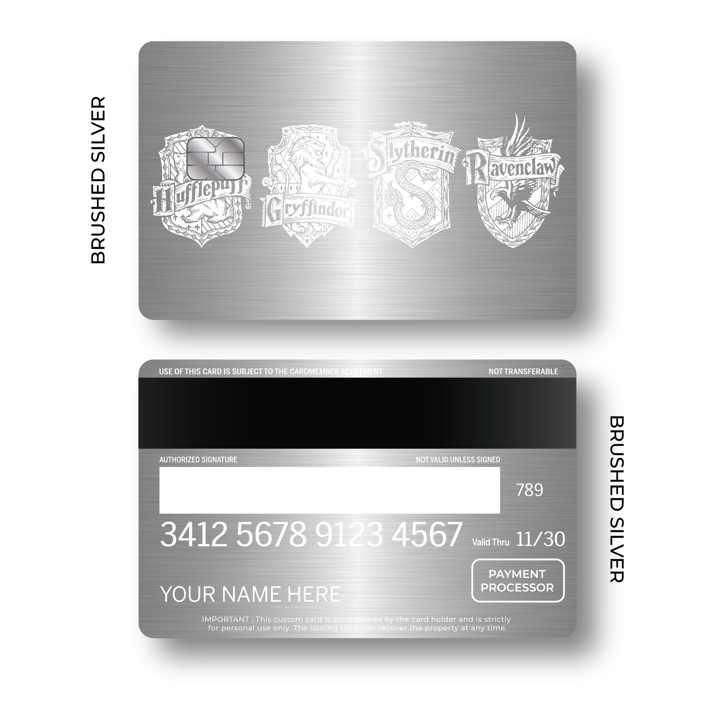 Metal Card HP Houses