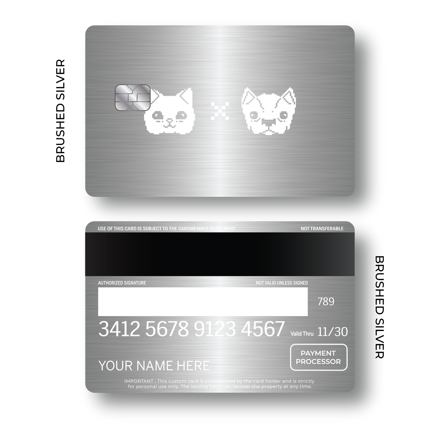 Metal Card Pixel Pets